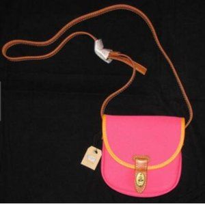 NWT FOSSIL Austin SM Pink Orange Crossbody Bag